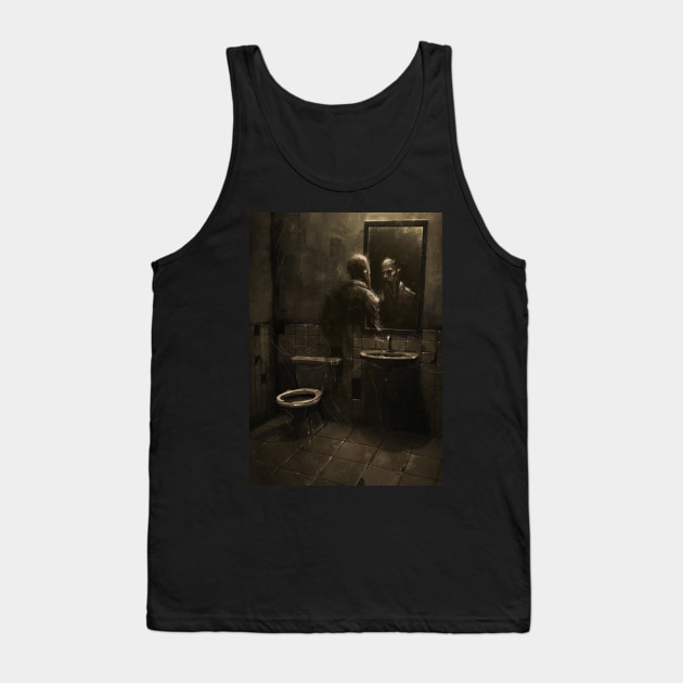 The bathroom Tank Top by Danny Ingrassia Art